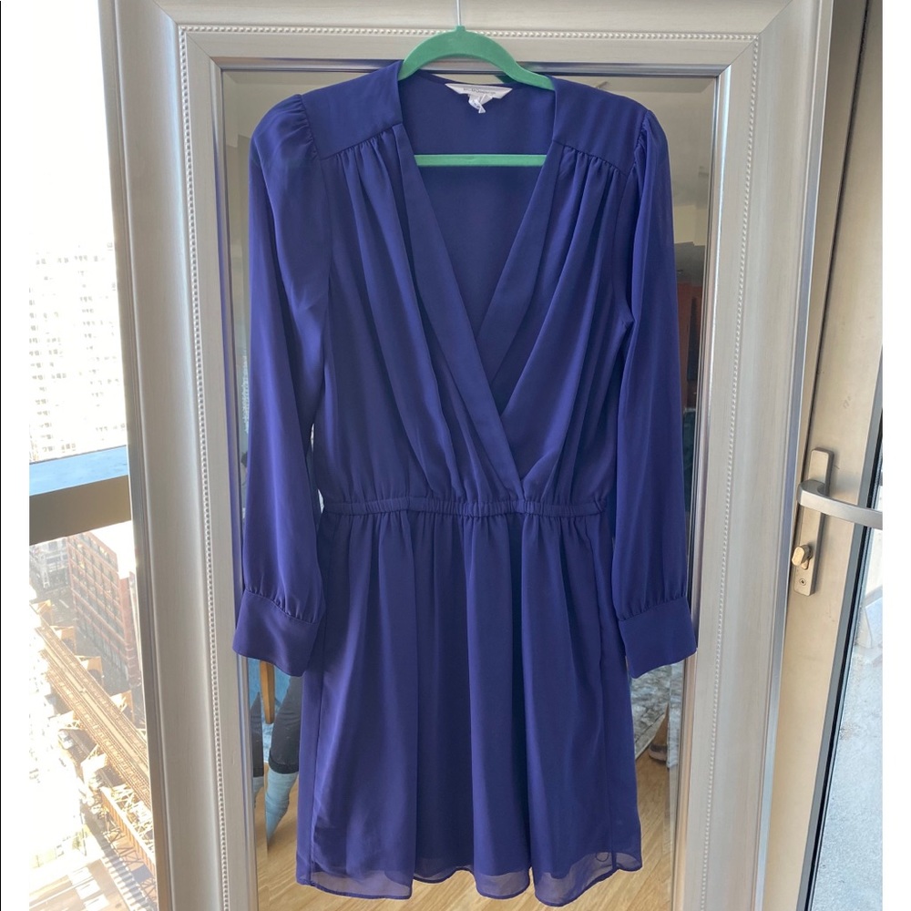 BCBGeneration Purple Chiffon Dress